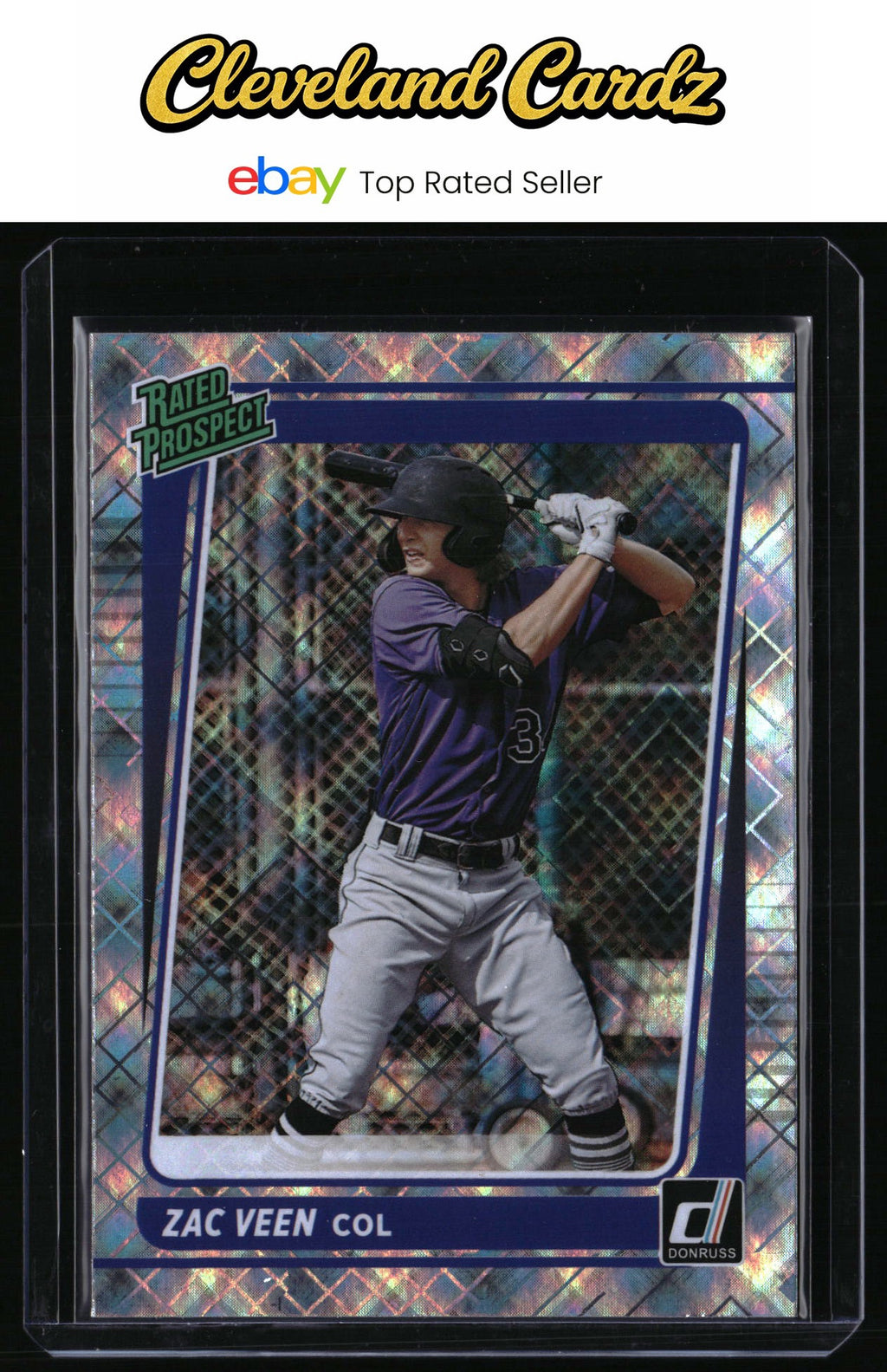 2021 Donruss #RP10 Zac Veen Rated Prospects Diamond