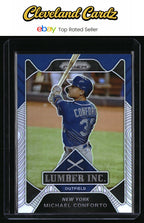 2021 Panini Prizm #LI7 Michael Conforto Lumber Inc. Silver Prizm