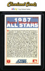 1988 Score #651 Super Shortstops (Tony Fernandez/Cal Ripken, Jr./Trammell)