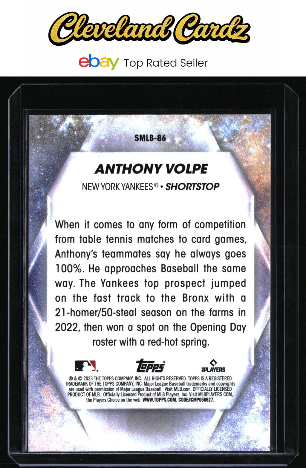 2023 Topps Update #SMLBC-79 Anthony Volpe Stars of MLB Chrome RC