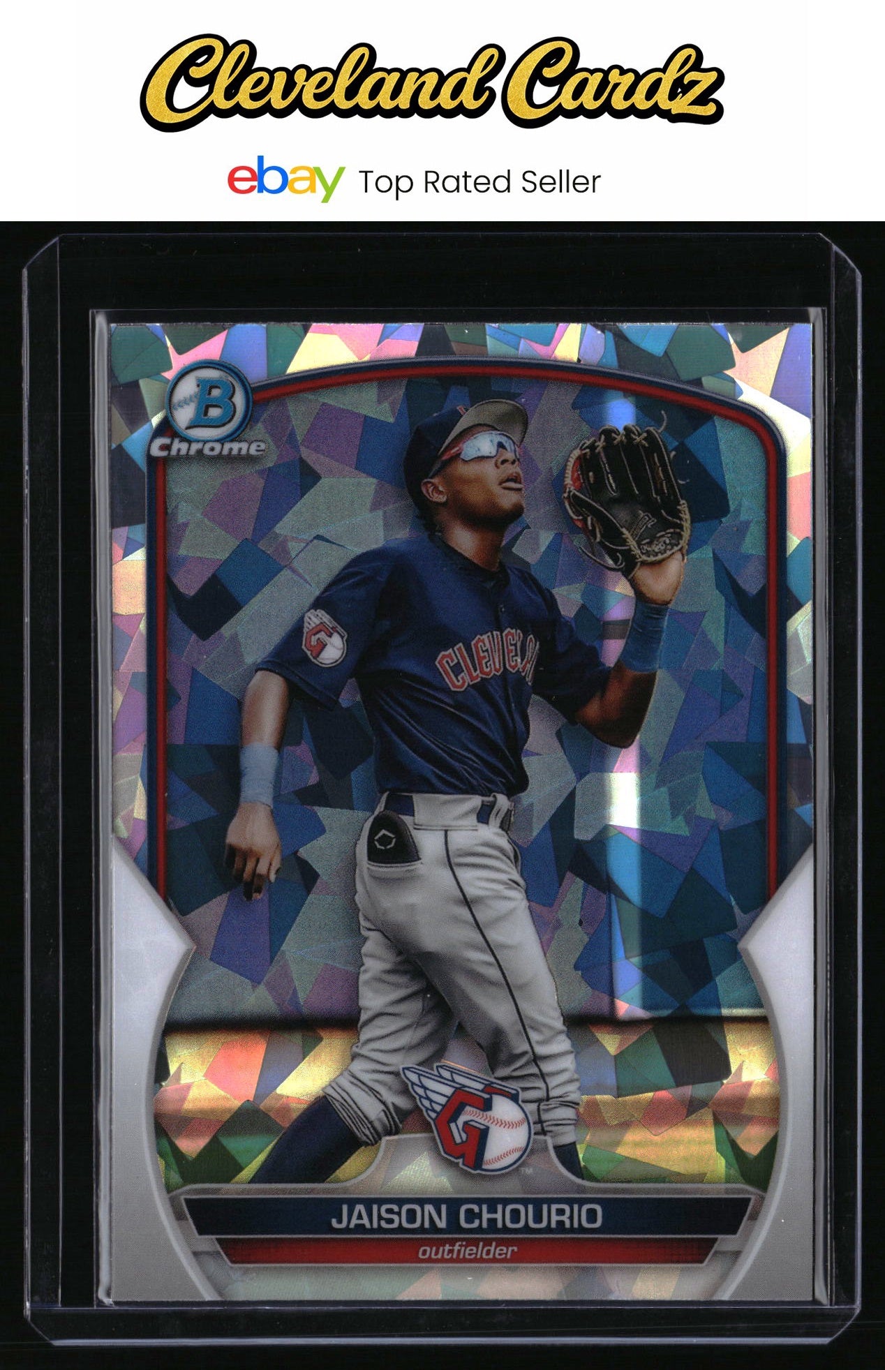 2023 Bowman #BCP-83 Jaison Chourio Chrome Prospects Atomic Refractors