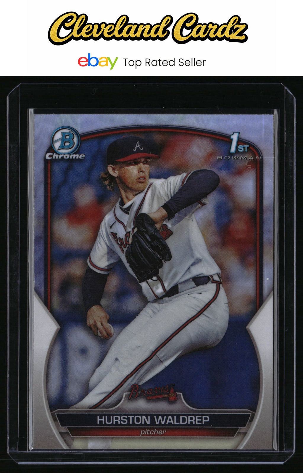2023 Bowman Draft #BDC-114 Hurston Waldrep Chrome Refractor