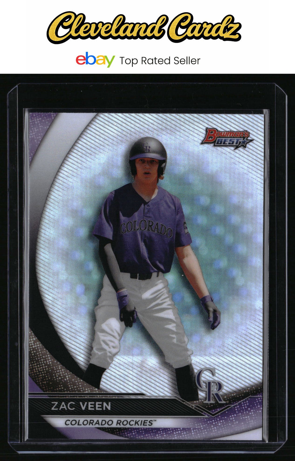 2020 Bowman's Best #TP-12 Zac Veen Top Prospects Refractors