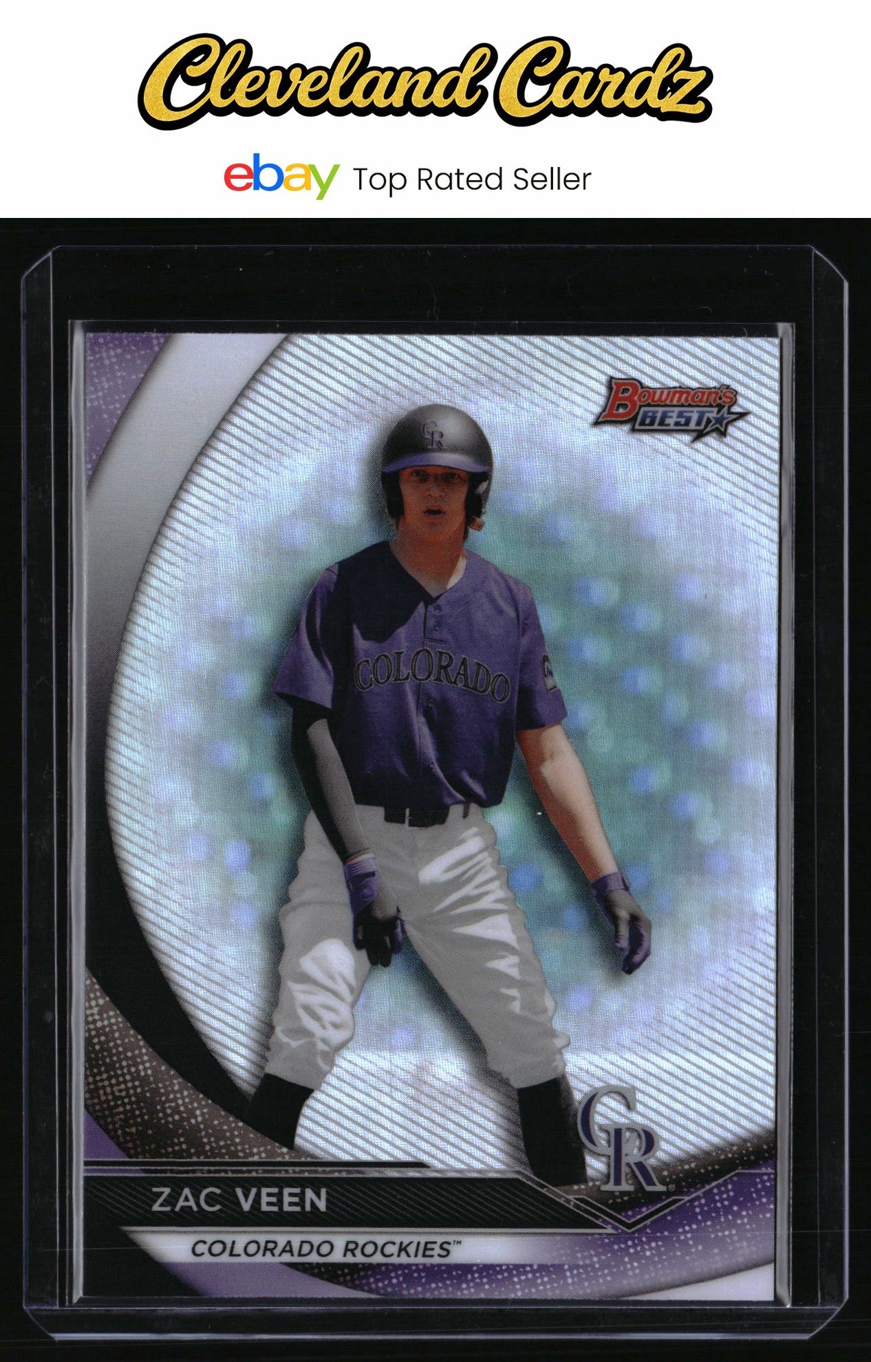 2020 Bowman's Best #TP-12 Zac Veen Top Prospects Refractors