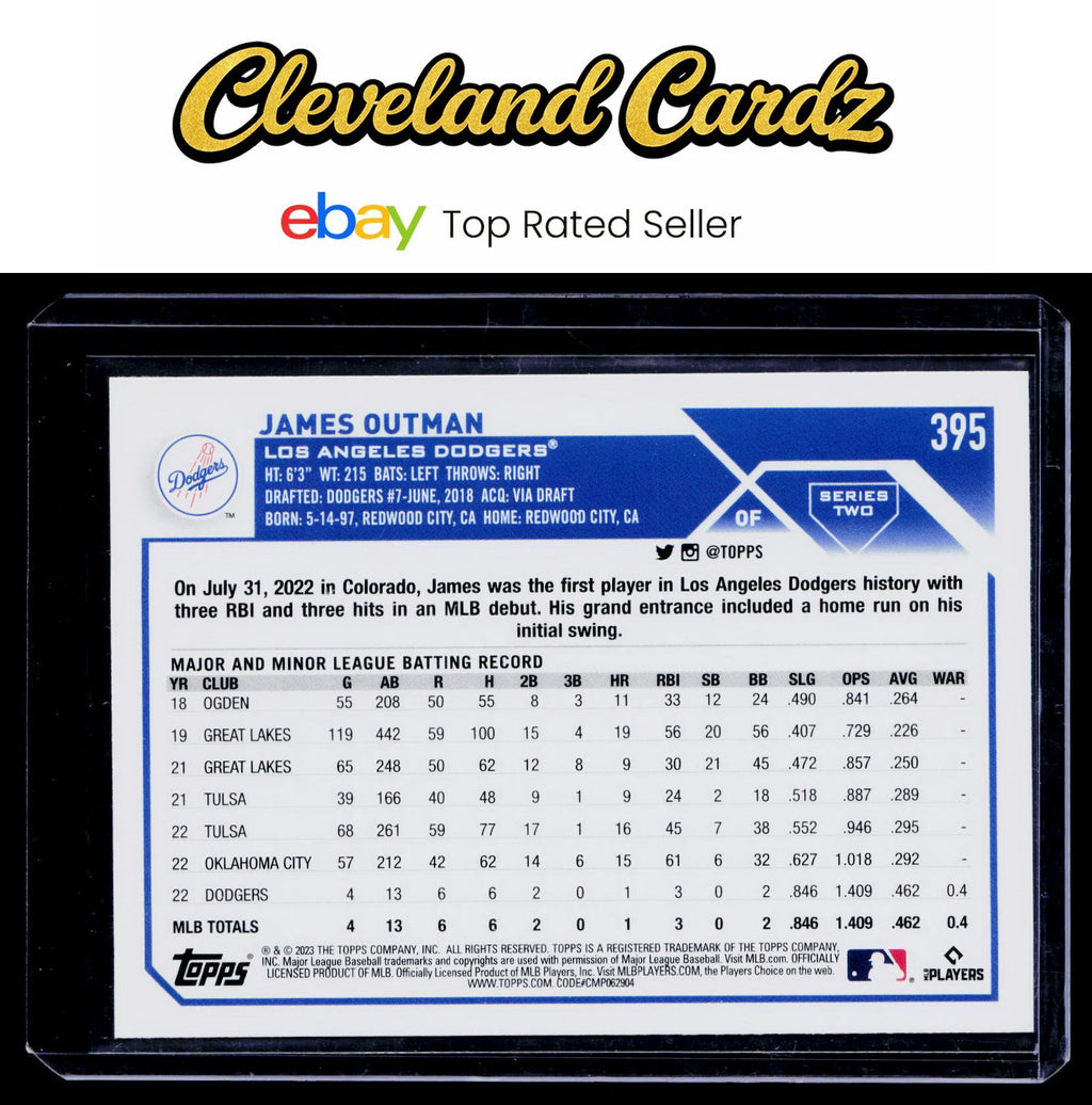 2023 Topps #395 James Outman