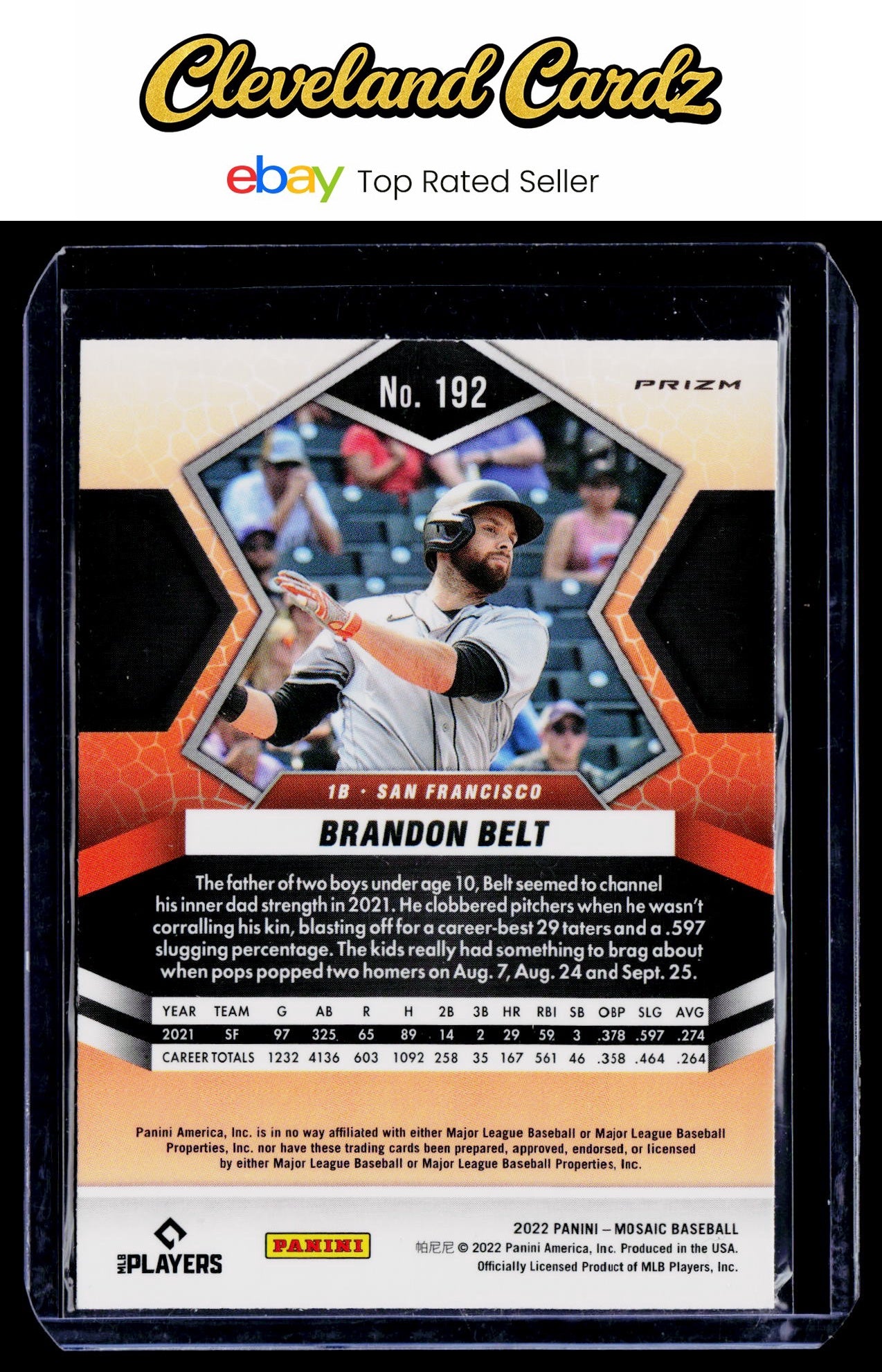 2022 Panini Mosaic #276 Heliot Ramos Fusion Red & Yellow Mosaic