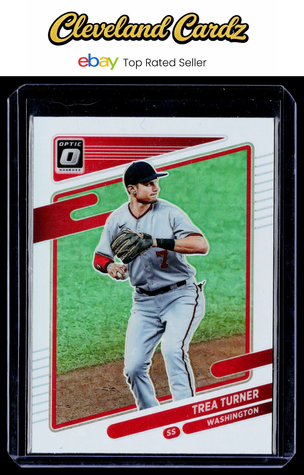 2021 Donruss Optic #121 Trea Turner Holo