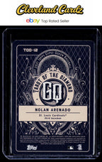 2021 Topps Gypsy Queen #TOD-12 Nolan Arenado Tarot of the Diamond