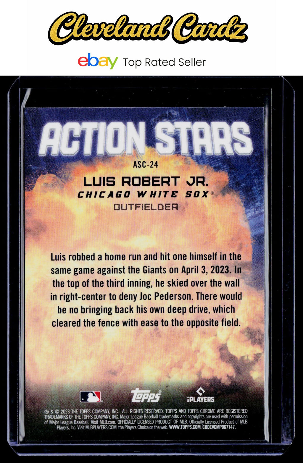 2023 Topps Update #AS-24 Luis Robert Action Stars