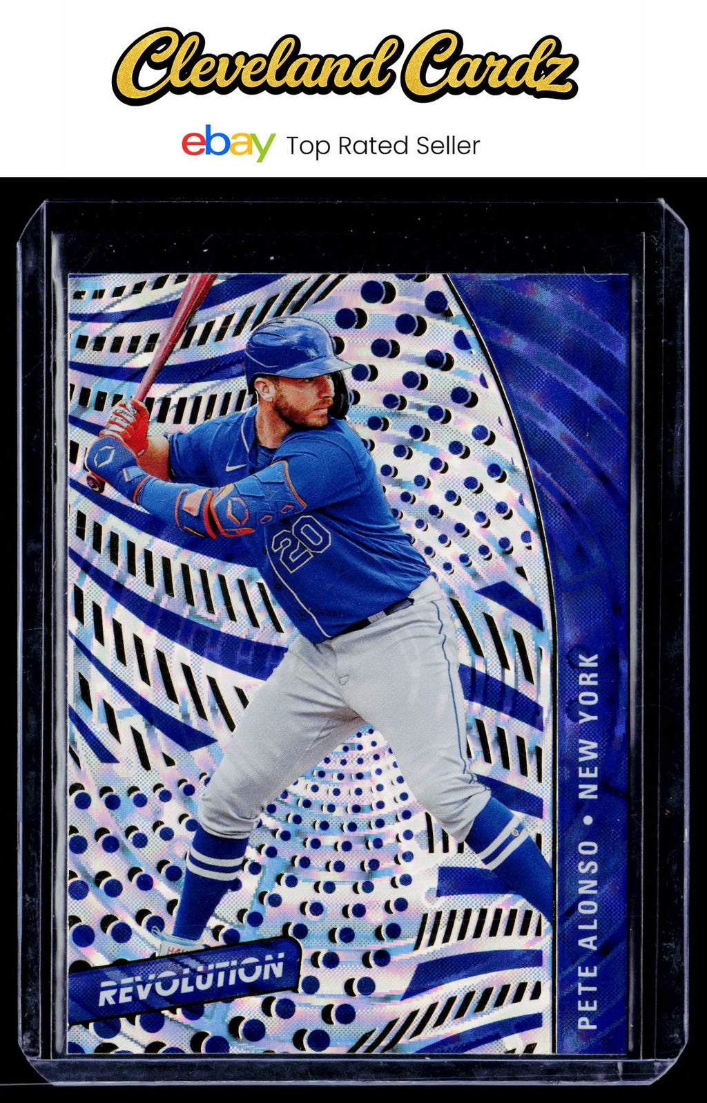2021 Panini Chronicles #91 Pete Alonso Revolution Fractal