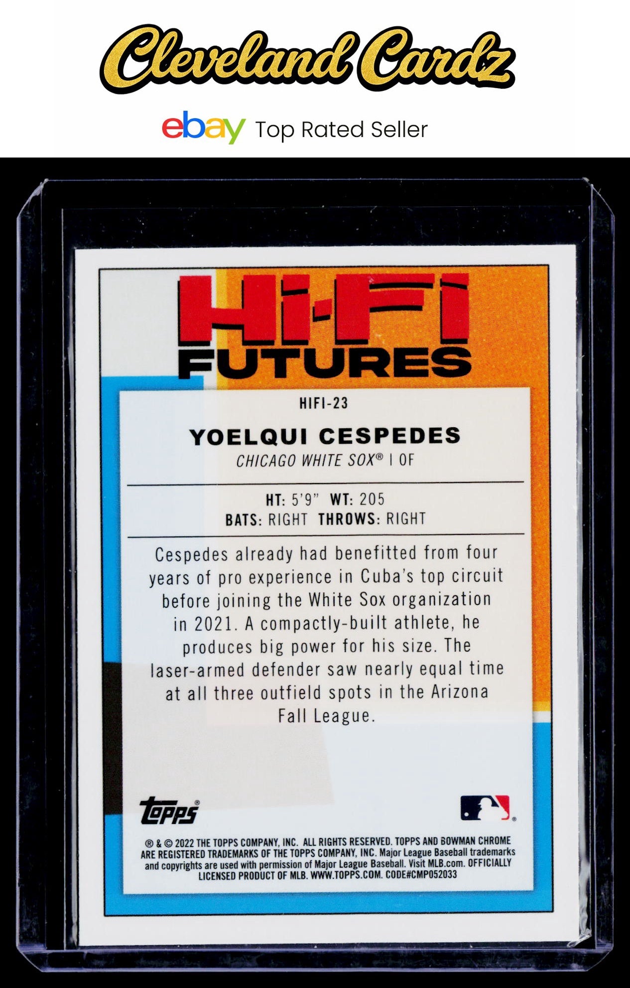 2022 Bowman #HIFI-23 Yoelqui Cespedes Hi-Fi Futures Mojo Refractors