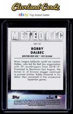 2021 Bowman Platinum #MET-20 Bobby Dalbec Meteoric Purple #/250