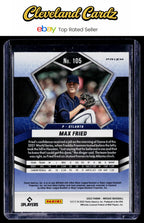 2022 Panini Mosaic #105 Max Fried Reactive Orange Mosaic