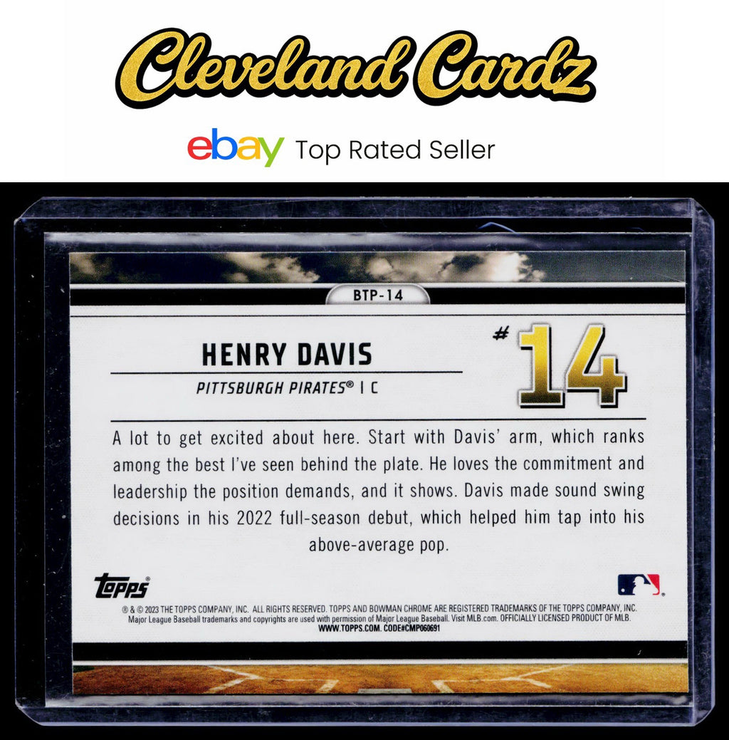 2023 Bowman #BTP-14 Henry Davis Bowman Scouts Top 100