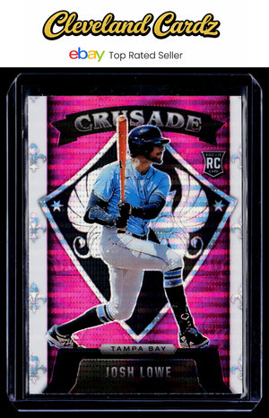 2022 Panini Chronicles #8 Josh Lowe Crusade Pink Pulsar