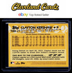 2023 Topps #T88-21 Clayton Kershaw 1988 Topps Baseball 35th Anniversary