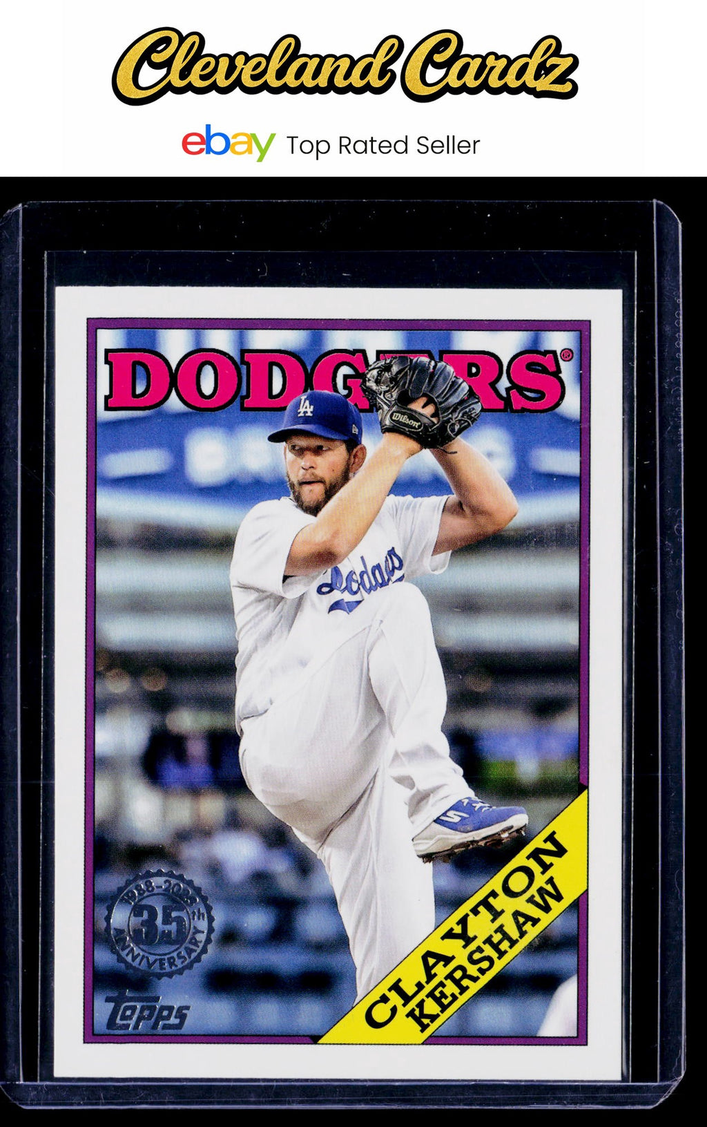2023 Topps #T88-21 Clayton Kershaw 1988 Topps Baseball 35th Anniversary