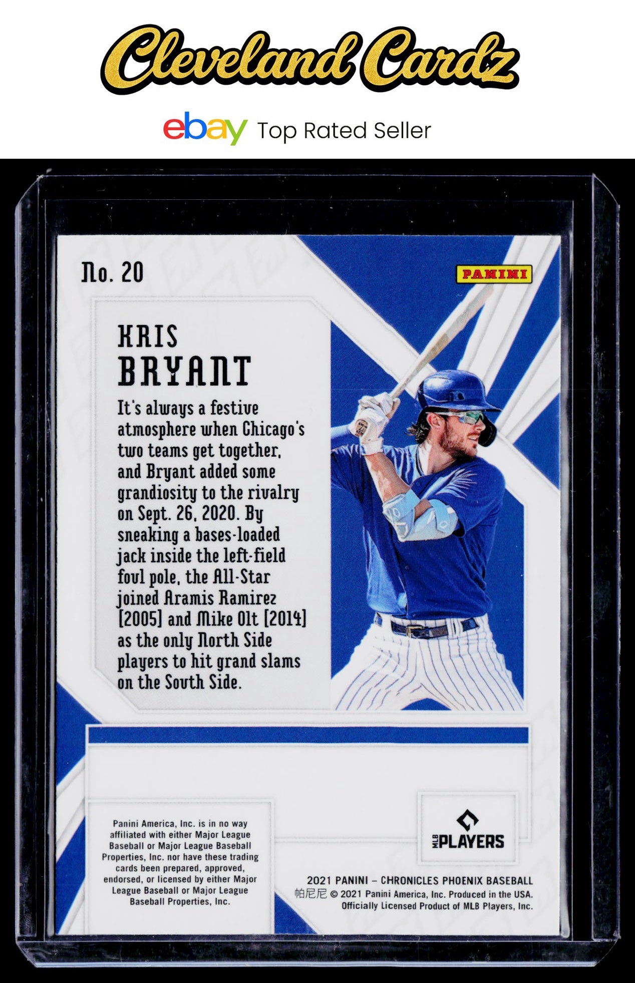 2021 Panini Chronicles #20 Kris Bryant Phoenix Building Blocks