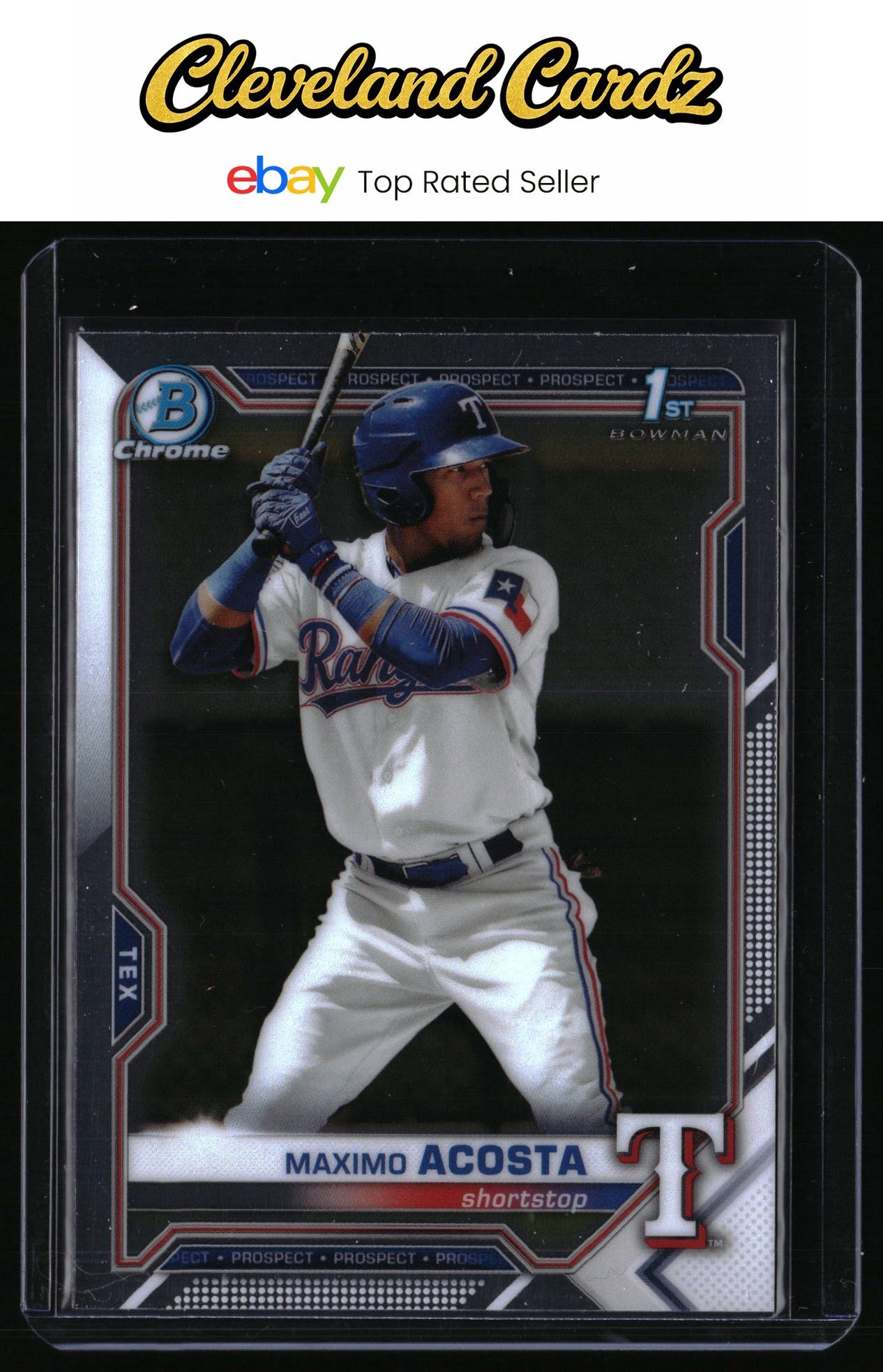 2021 Bowman #BCP-7 Maximo Acosta Chrome Prospects