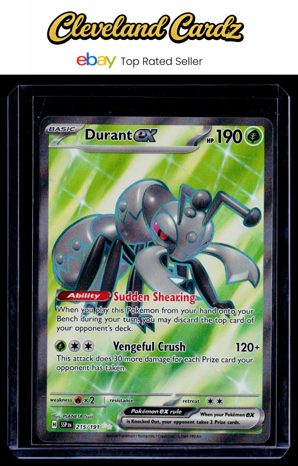SV08: Surging Sparks #215/191 Durant ex