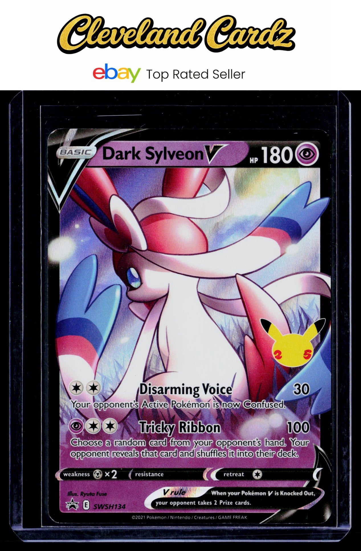 SWSH: Sword & Shield Promo Cards #SWSH134 Dark Sylveon V