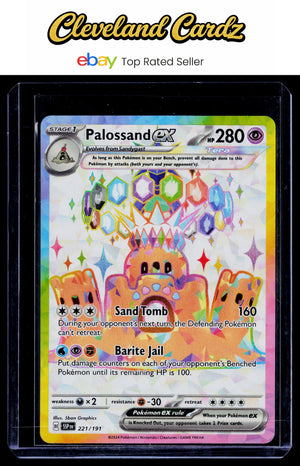 SV08: Surging Sparks #221/191 Palossand ex