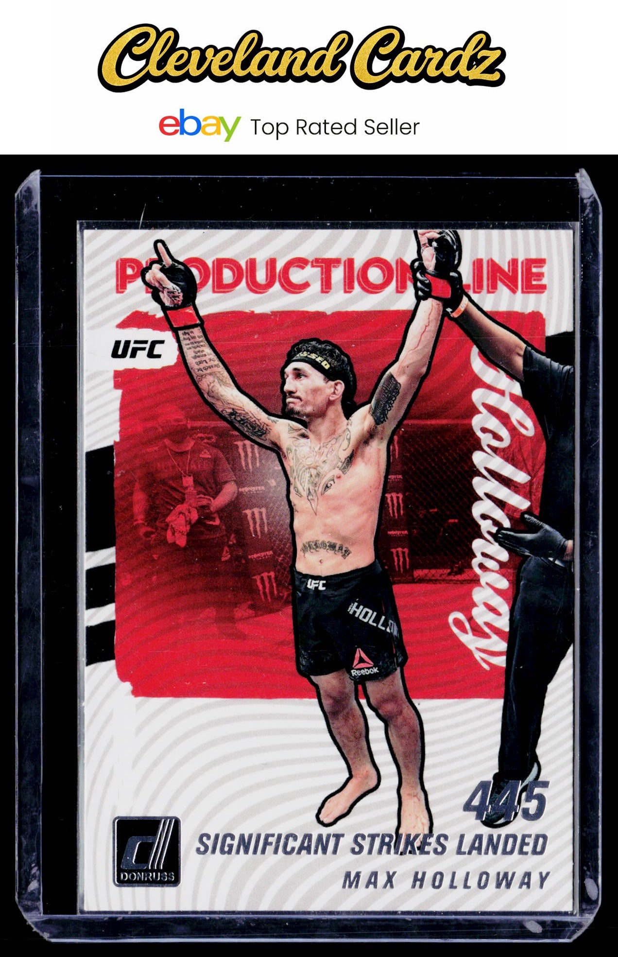 2022 Donruss UFC #9 Max Holloway Production Line