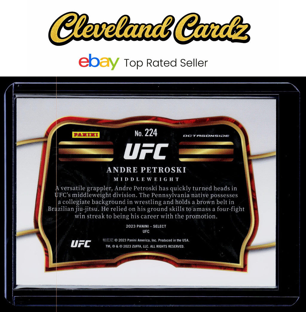 2023 Panini Select UFC #224 Andre Petroski