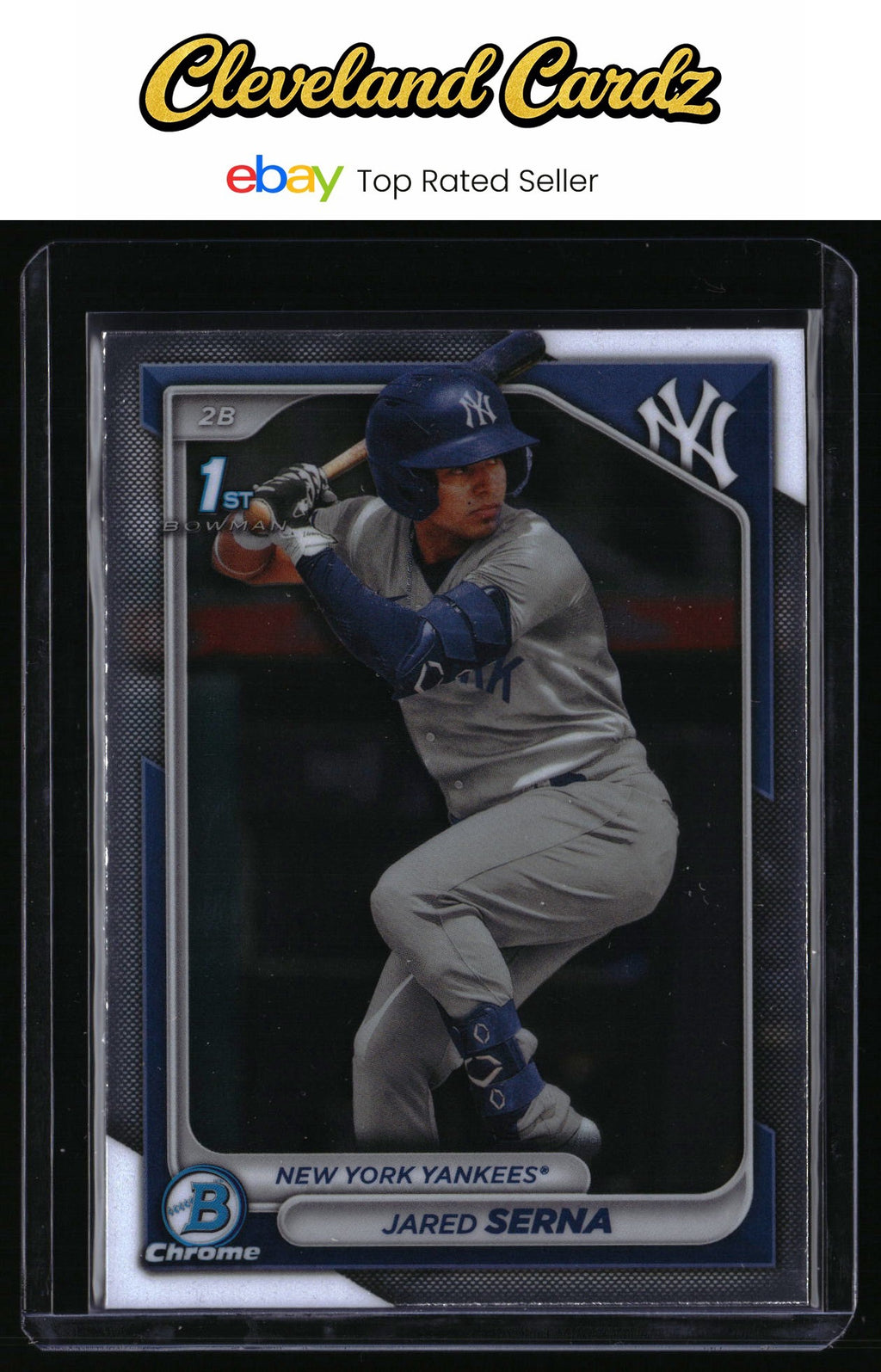 2024 Bowman #BCP-68 Jared Serna Chrome Prospects