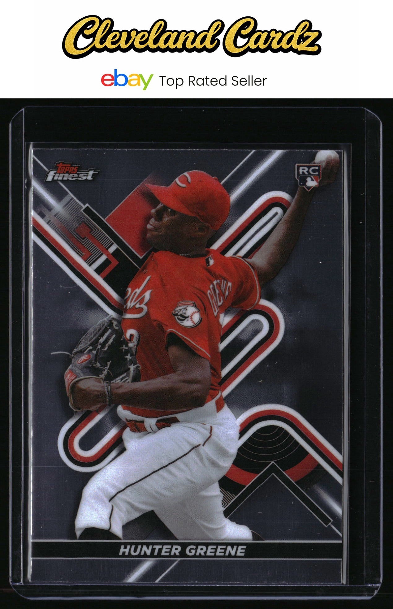 2022 Finest #69 Hunter Greene RC