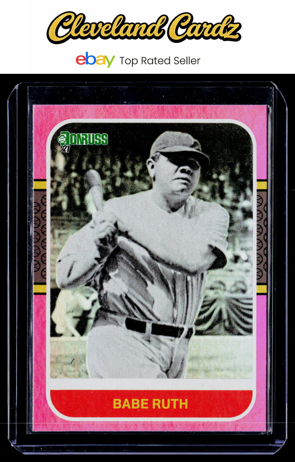 2021 Donruss #228 Babe Ruth Holo Pink
