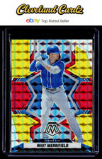2022 Panini Mosaic #72 Whit Merrifield Fusion Red & Yellow Mosaic
