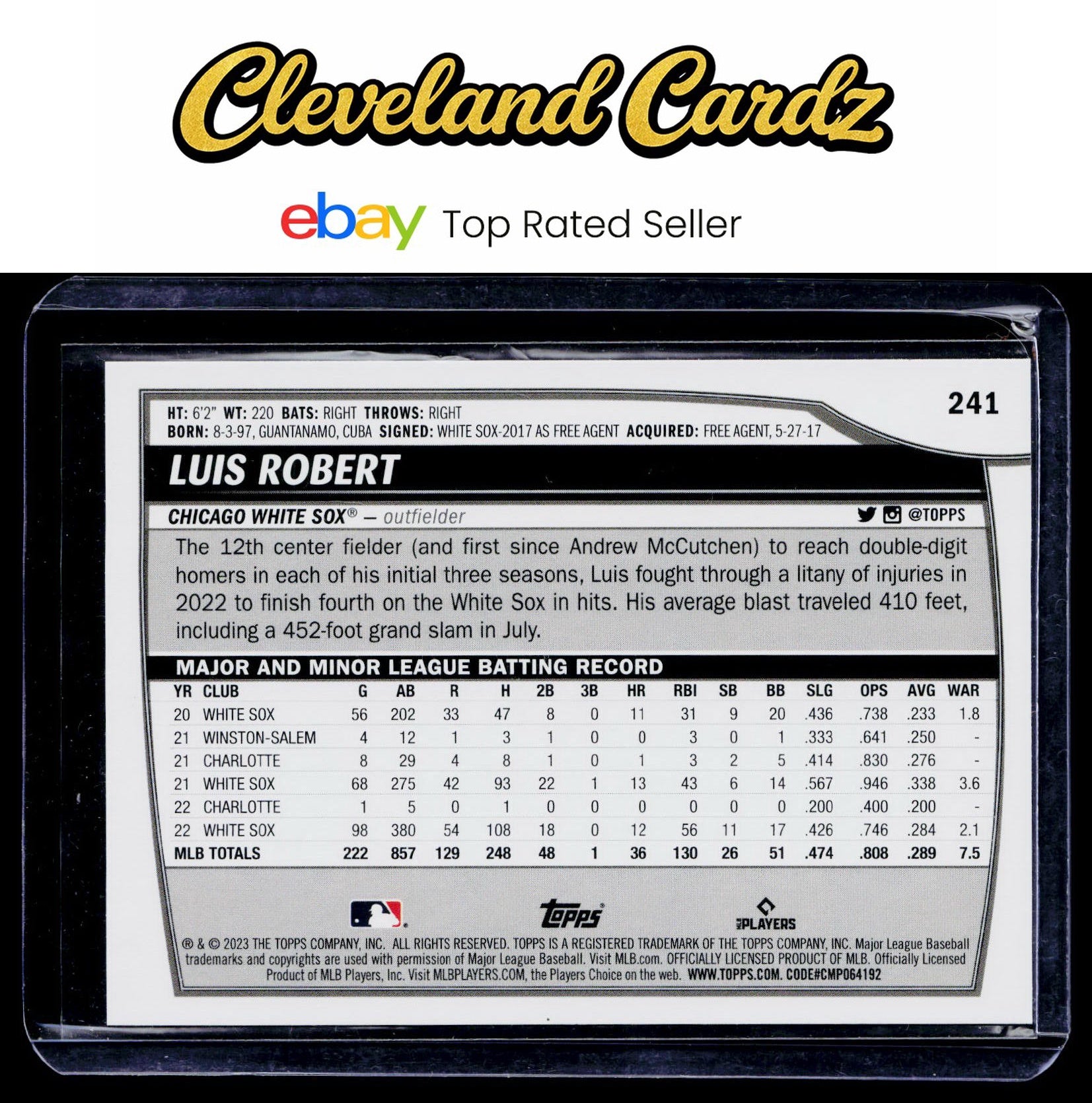 2023 Topps Big League #241 Luis Robert