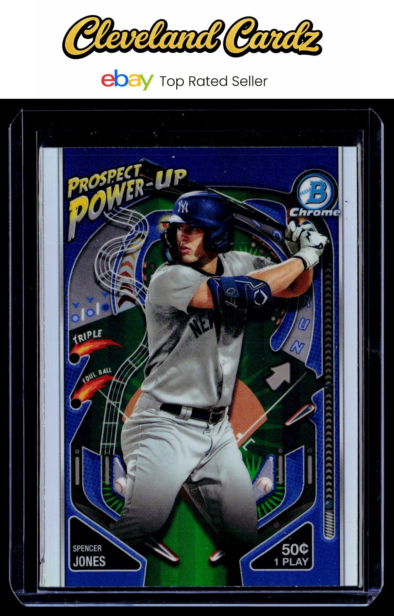 2024 Bowman #PP-9 Spencer Jones Prospect Power-Up