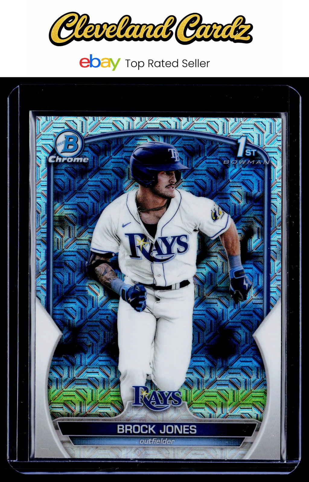 2023 Bowman #BCP-115 Brock Jones Chrome Prospects Mojo Refractors