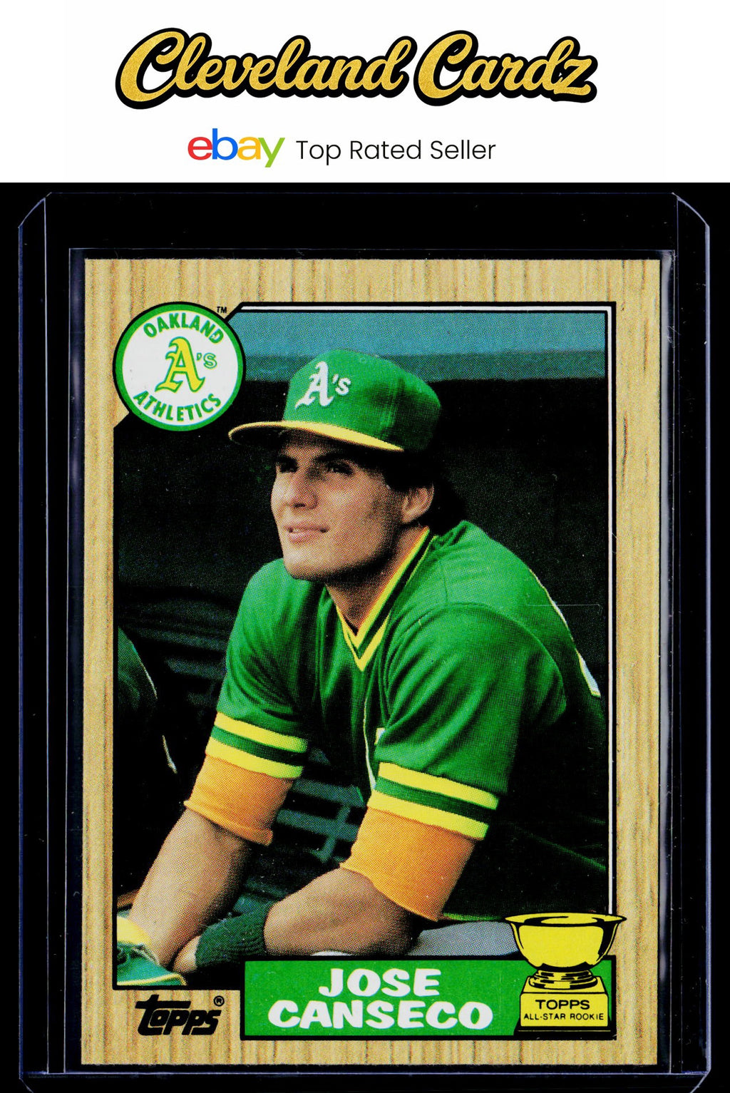 1987 Topps #620 Jose Canseco