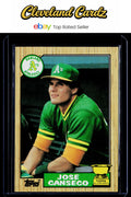 1987 Topps #620 Jose Canseco
