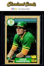 1987 Topps #620 Jose Canseco