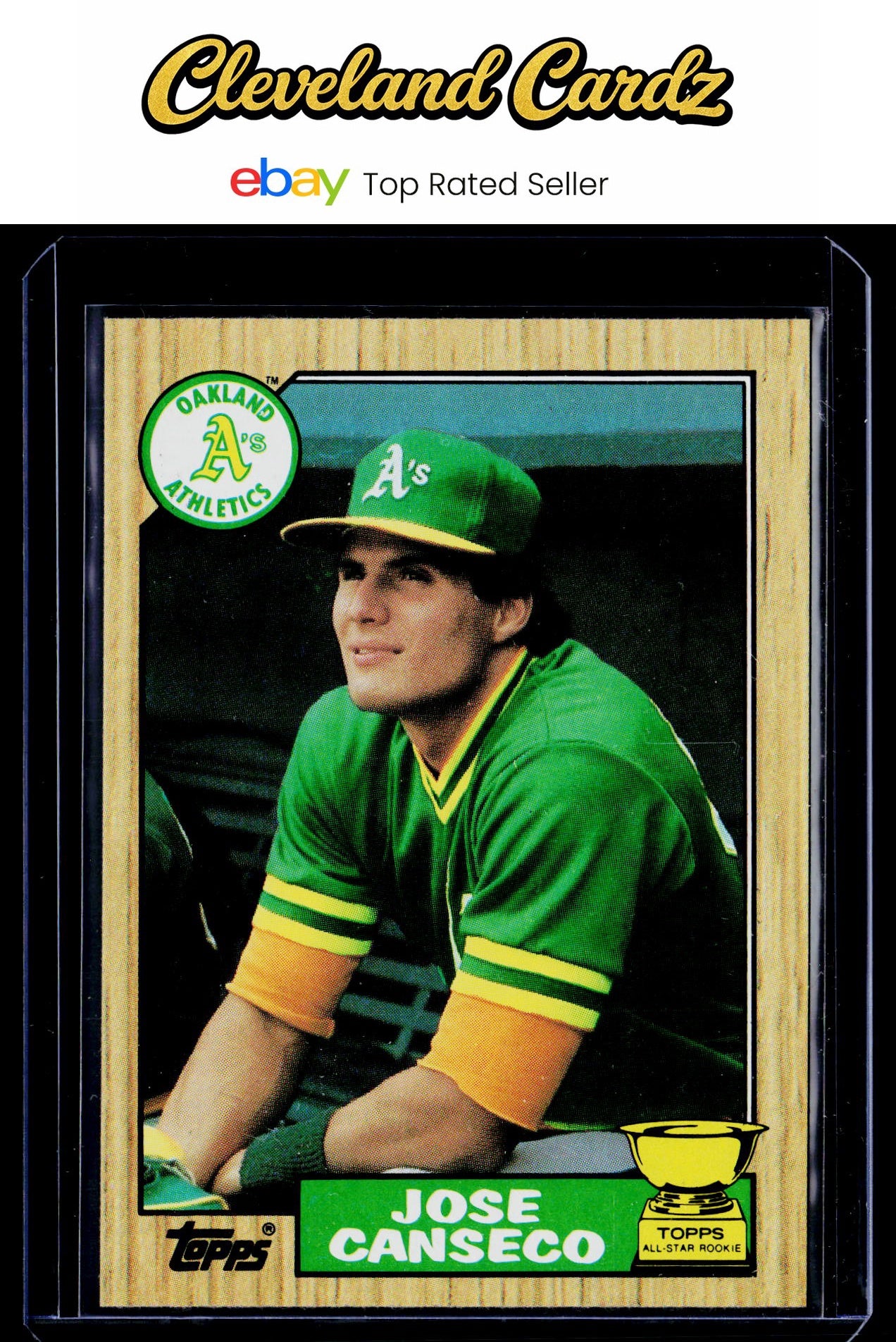1987 Topps #620 Jose Canseco