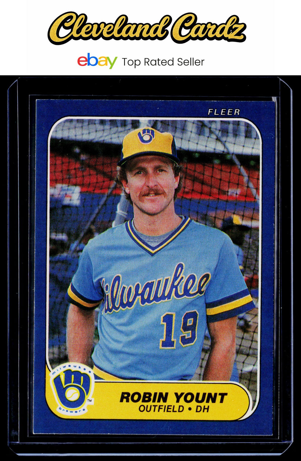 1986 Fleer #506 Robin Yount