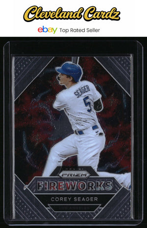 2021 Panini Prizm #FW7 Corey Seager Fireworks