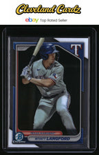2024 Bowman #BCP-64 Wyatt Langford Chrome Prospects