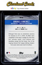 2021 Bowman #RRY-AG Andres Gimenez Chrome Rookie of the Year Favorites
