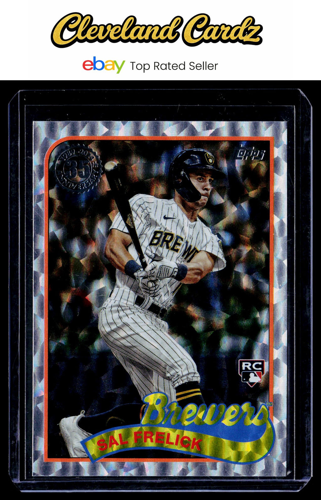 2024 Topps #89B-9 Sal Frelick 1989 35th Anniversary Foil (Series One)