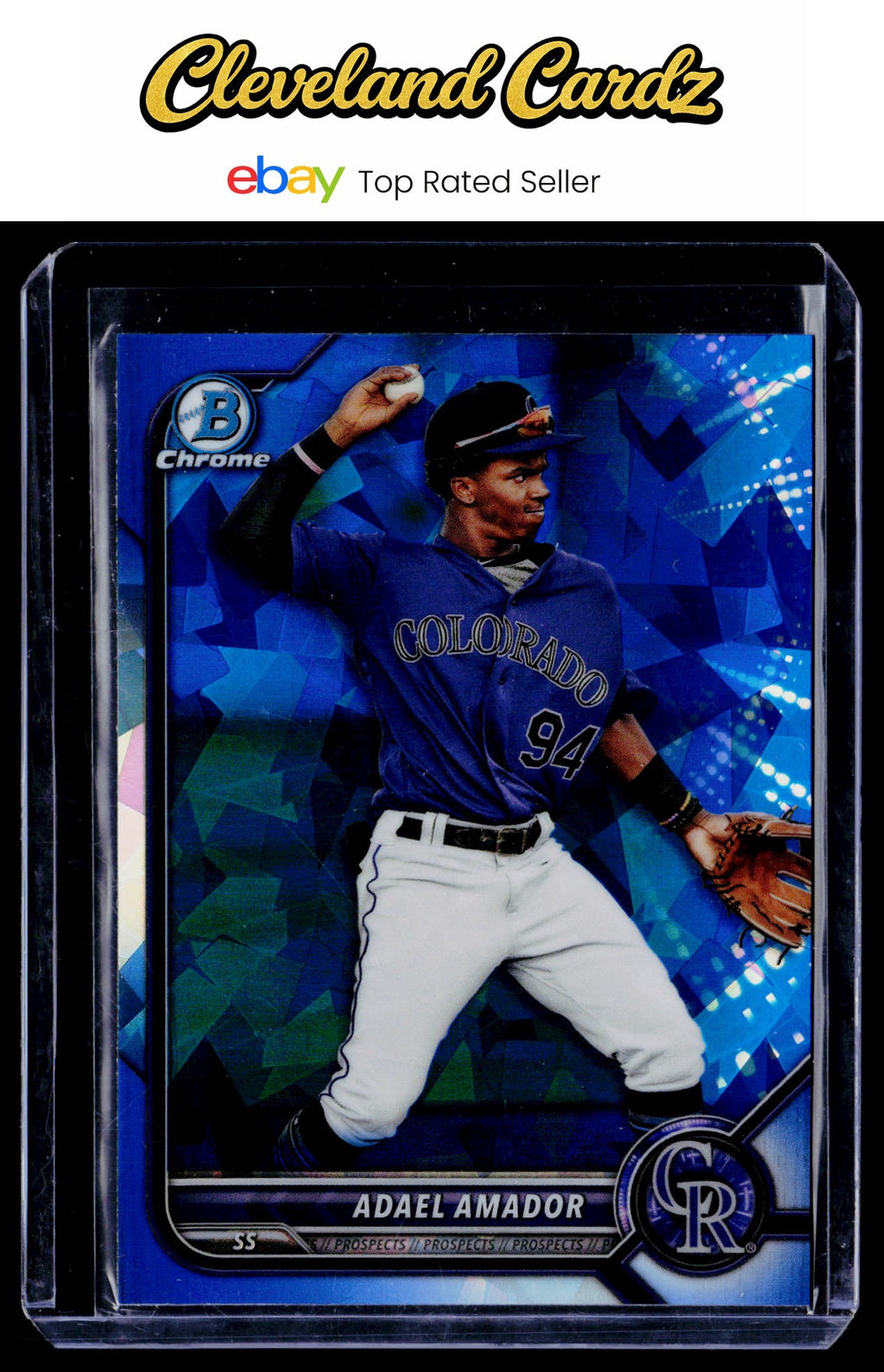 2022 Bowman Draft Sapphire Edition #BDC-59 Adael Amador