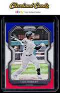 2021 Panini Prizm #248 Luis Robert Red/White/Blue Prizm