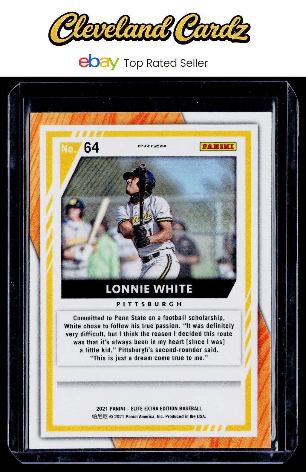 2021 Panini Elite Extra Edition #64 Lonnie White Optic