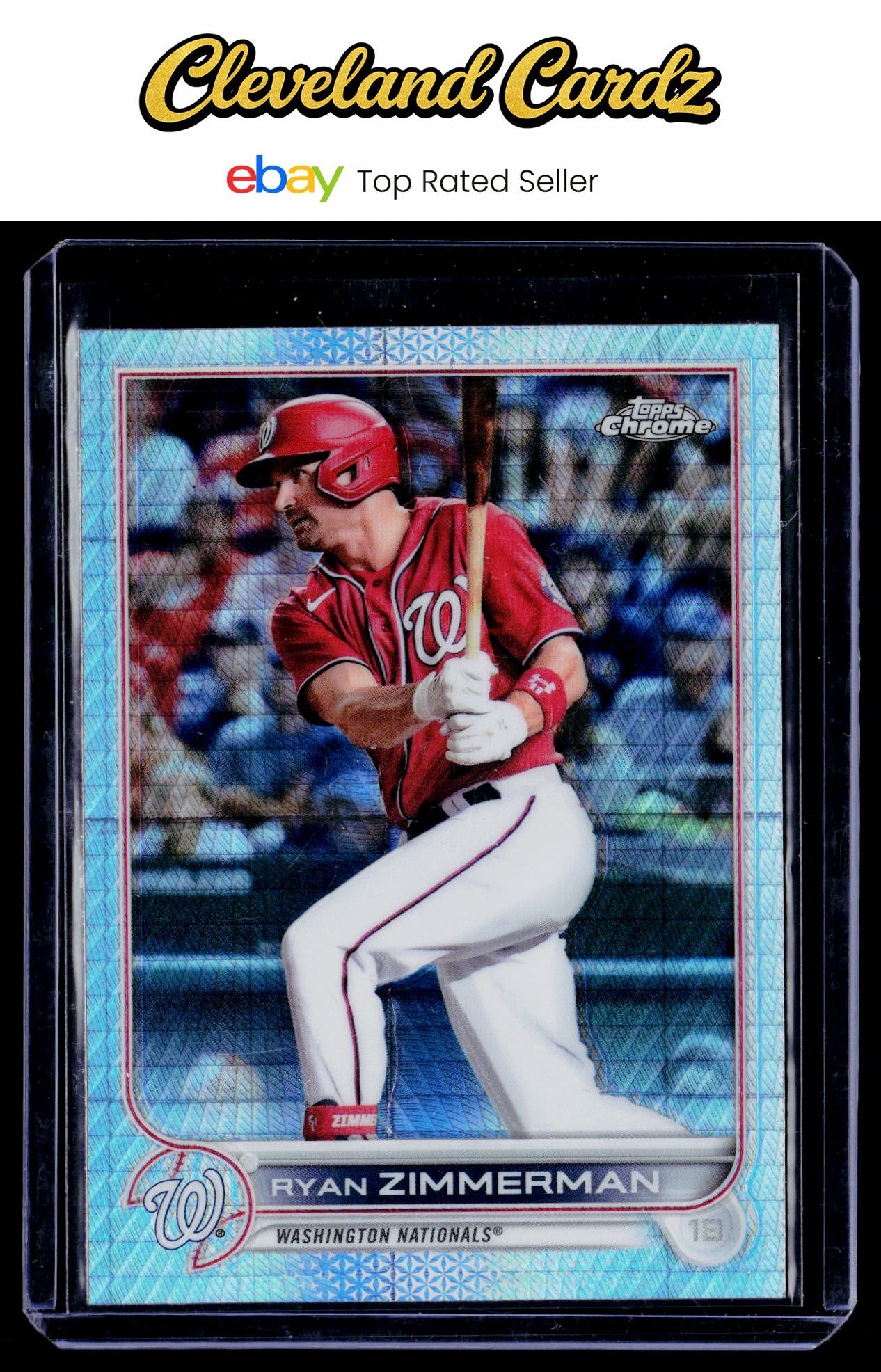 2022 Topps Chrome #108 Ryan Zimmerman Prism Refractor
