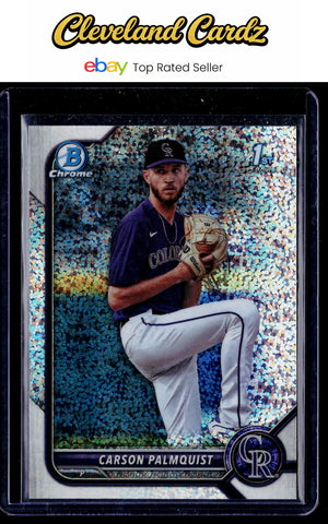 2022 Bowman Draft #BDC-31 Carson Palmquist Chrome Sparkle Refractor