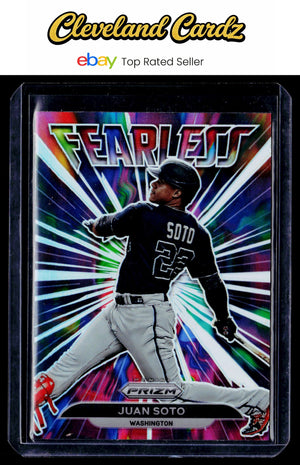 2022 Panini Prizm #FL-11 Juan Soto Fearless Silver Prizm